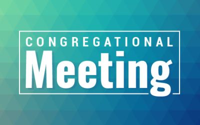 Congregational Meeting September 17th