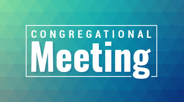 Congregational Meeting September 17th